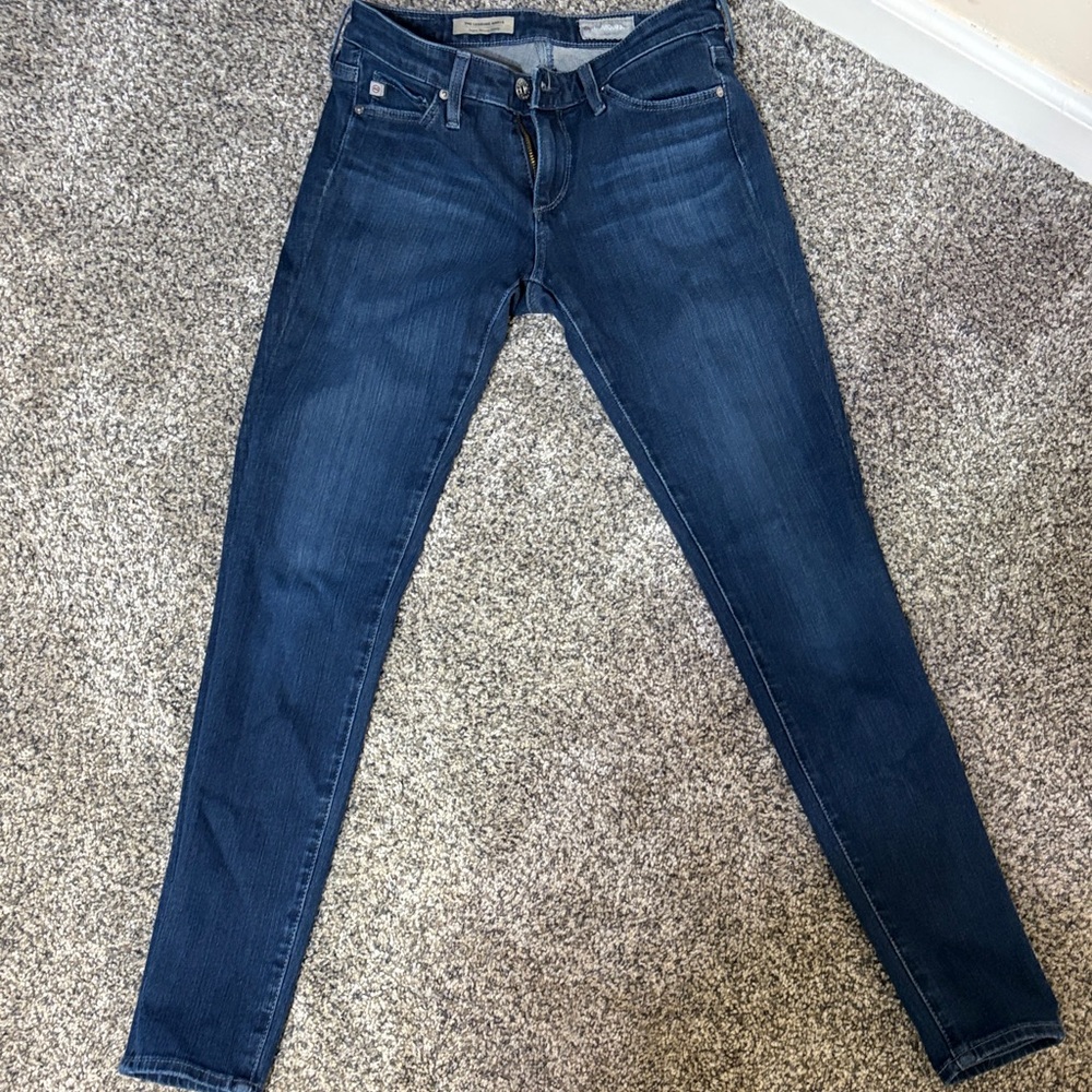 Ag Adriano Goldschmied Dark Blue Jeans
